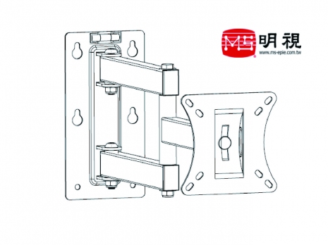 MS-L101S壁掛架 單手臂 - 產品介紹 | 明視 Ming Shi